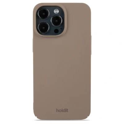 Abbildung von Apple iPhone 13 Pro Hülle Recycelter Kunststoff Holdit Hard Case/Backcover Handyhülle Braun
