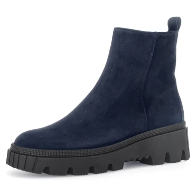 Abbildung von Gabor Combat Plateaustiefelette, Damen, Größe: 40, Blau Schuhe