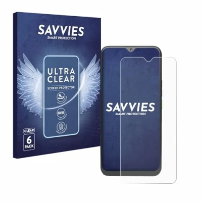 Abbildung von Savvies 6 Stück Schutzfolie für 4G Systems Rephone Displayschutz Folie Ultra Transparent