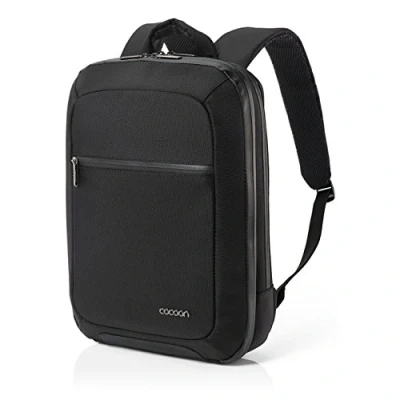 Abbildung von Cocoon SLIM Laptop Rucksack mit besonderem Organisationssystem / Praktischer Backpack für Laptops Daypack Tablet, 2 Reißverschlussfächer Grau 10&quot; Zoll &amp; 15,6&quot;