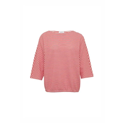Abbildung von s.Oliver 3/4 Arm Shirt Gestreiftes T aus Jacquard mit Ärmeln