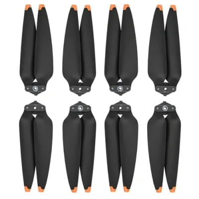 Abbildung von Tosiicop 4 Paar Mavic Propeller für DJI Air 3/Air 3S Ersatzpropellerblätter 8747F Flügel Geräuscharmes Luftschrauben 3 Drohnenzubehör Orange