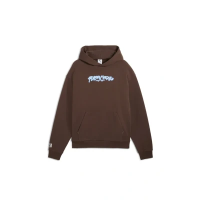 Abbildung von Puma Dress CODE Basketball Kapuzenpullover, Herren, Größe: XXL, Chestnut brown