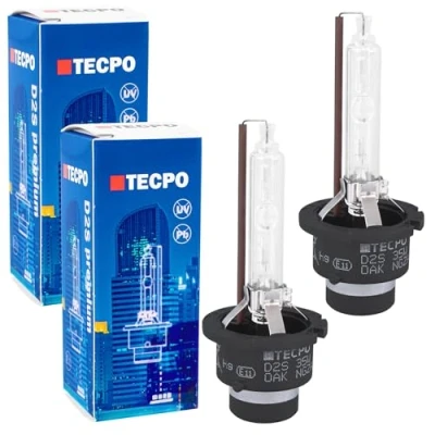 Abbildung von TECPO 2X D2S Xenon Brenner Premium 12V 35W 4300K KALTWEIß Scheinwerfer Lampe FERNLICHT ABBLENDLICHT P32d 2 E11