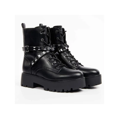 Abbildung von Guess Plateaustiefelette NERO, Damen, Größe: 39, Nero Schuhe