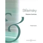 Abbildung von Requiem Canticles: Soli (AB), gemischter Chor und Orchester. Klavierauszug.
