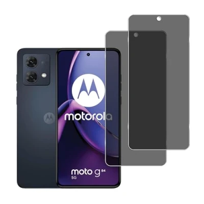 Abbildung von YIFNTANG [2 Stück] Sichtschutzfolie für Motorola Moto G84 5G,Gehärtetes Glas Folie,9H Härte,Anti Kratzen,Anti Spy Privatsphäre Displayschutzfolie 5G