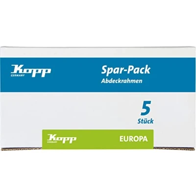 Abbildung von Kopp Profipack mit 5 Stück 2 fach Rahmen Europa creme weiß, 401901018
