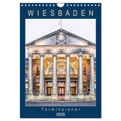 Abbildung von Wiesbaden Terminplaner (Wandkalender 2025 DIN A4 hoch), CALVENDO Monatskalender