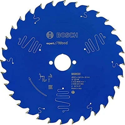 Abbildung von Bosch Accessories Professional 1x Kreissägeblatt Expert for Wood (Holz, Sägeblatt Ø 225 x 30 2,6 mm, 32 Zähne, Zubehör Kreissäge)