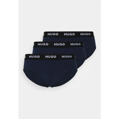 Abbildung von HUGO Hipbrief 3 PACK Slip, Herren, Größe: Small, Navy