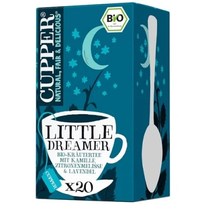 Abbildung von Cupper Bio Kräutertee mit Kamille, Zitronenmelisse und Lavendel, 20 Stück, 30 g