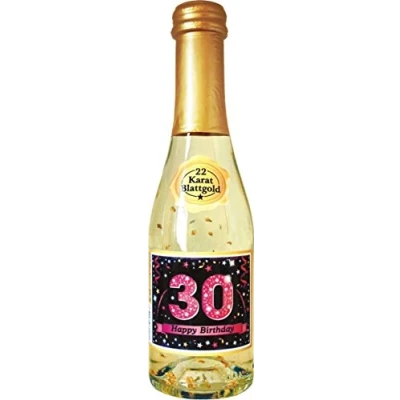 Abbildung von AV Andrea Verlag Pfeif auf&#039;s Alter Neutral im Geschenke Set für Frauen zum Geburtstag mit Piccolo 22 Karat Blattgold Gold pink lila schwarz (Piccolo HB 30 56017)