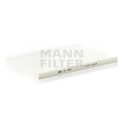Abbildung von MANN FILTER CU 3562 Innenraumfilter Partikelfilter 343 213 20 AUDI: A6 C4 Limousine, Avant, C5 Avant