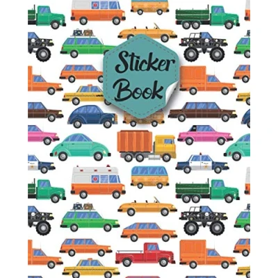 Abbildung von Sticker Book: Blank Book for Girls &amp; Boys Stickers Collection Storage Preserve Nurture Album Collecting ... Kids Activity