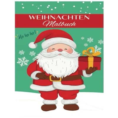 Abbildung von Weihnachten Malbuch für Kinder ab 3 Jahre: Weihnachtliche Ausmalbilder Jahre