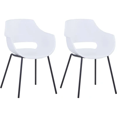 Abbildung von SIT Möbel SIT&amp;CHAIRS Stuhl, 2er Set weiß