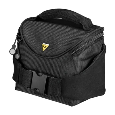 Abbildung von Topeak Compact Handlebar Bag Lenkertasche, Schwarz (2 L), 2 Litre