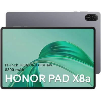 Abbildung von HONOR Pad X8a Tablet 11 Zoll Android 14+Bluetooth, WiFi, 128 GB/4 GB RAM mit 4 Lautsprecher, 90Hz Eye Protection Display, 8300mAh,Space Gray