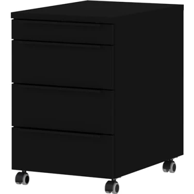 Abbildung von GERMANIA Rollcontainer &quot;Mailand, mit 4 Schubladen, Utensilienfach&quot;, optional abschließbar, 42x63 cm, Made in Germany