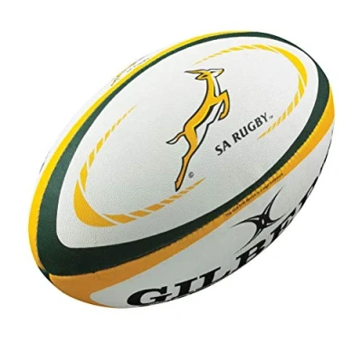 Abbildung von Gilbert South Africa International Replica Rugbyball, Weiß, Midi