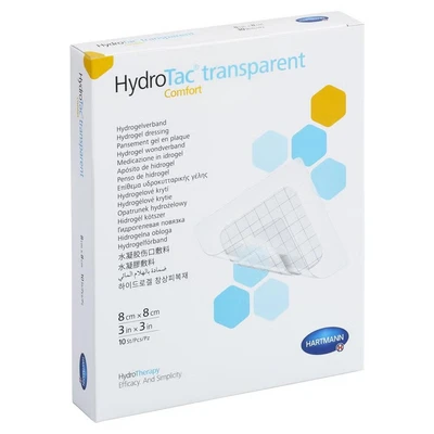 Abbildung von Hydrotac Transparent Hydrogelverb.8x8 cm 10 St