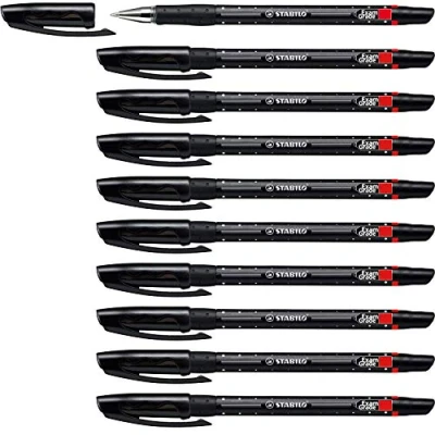 Abbildung von Kugelschreiber STABILO Exam Grade 10er Pack schwarz