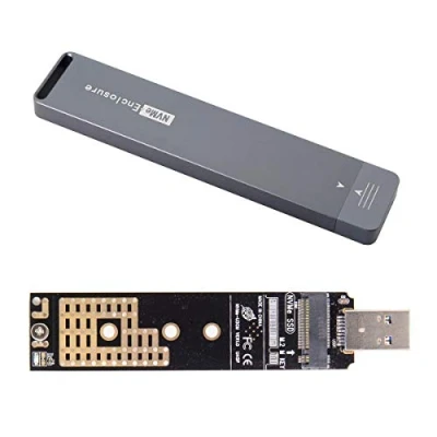 Abbildung von chenyang CY USB 3.0 NVME Adapter M Schlüssel M.2 NGFF SSD Externer PCBA Conveter RTL9210 Chipsatz mit Gehäuse