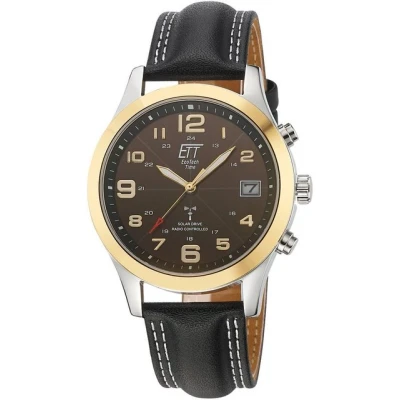 Abbildung von ETT Funkuhr Gobi, EGS 11487 22L, Armbanduhr, Herrenuhr, Datum, Solar