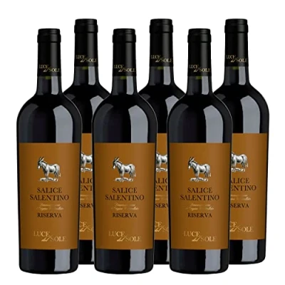 Abbildung von Salice Salentino Riserva DOC &quot;Luce del Sole&quot; Rotwein Apulien trocken (6 x 0.75l)