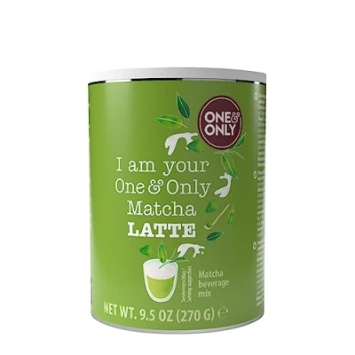 Abbildung von One&amp;Only Matcha Latte Powder 270 g Typisch herber Geschmack mit Süße abgemildert, 15 % ideal für alle Einsteiger