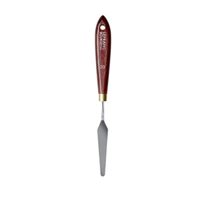 Abbildung von Lefranc Bourgeois 365020 Malmesser mit elastischer Metallklinge, rostfrei, lackiertem Holzgriff für Acrylfarben oder Ölfarben Nr.20