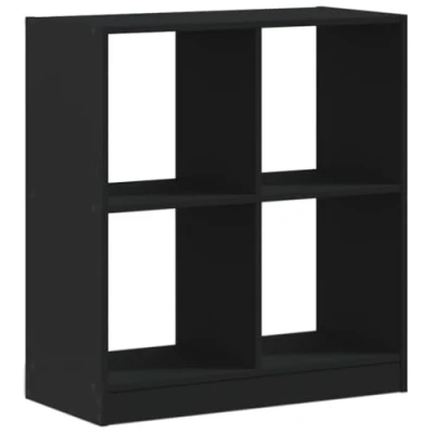 Abbildung von vidaXL Bücherregal Schwarz 68,5x32x75 cm Holzwerkstoff, 1 tlg.