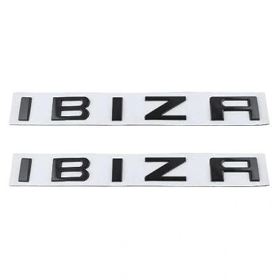 Abbildung von IBIZR Emblem Auto Aufkleber Automobile Verdrängung Label ist geeignet für Kleben auf allen Autos (schwarz)