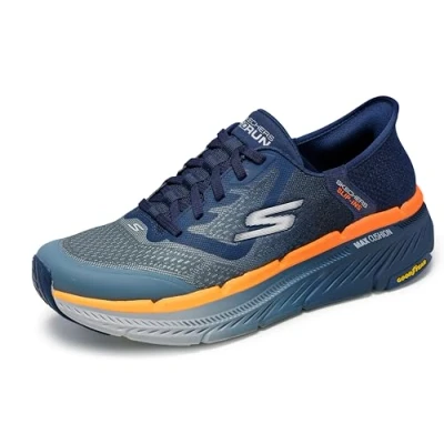 Abbildung von Skechers NVOR SLIP INS MAX Cushioning Premie Sneaker low, Herren, Größe: 48, Blau Schuhe