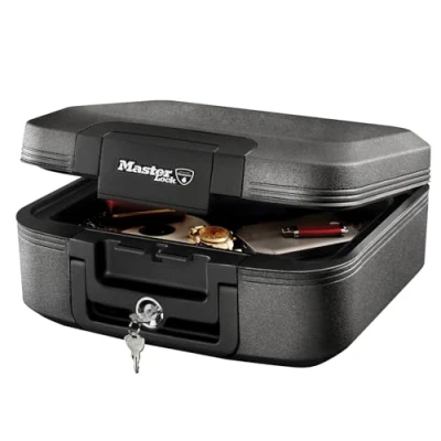 Abbildung von Master Lock LCHW20101 Aufbewahrungsbox für A4 7,84 Liter schwarz, kohlegrau