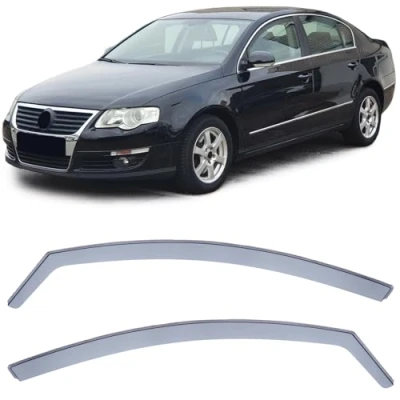 Abbildung von Windabweiser Regenabweiser Windschutz Schwarz Smoke für VW Passat 3C B6 B7 05 14