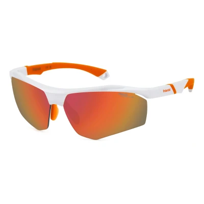 Abbildung von Polaroid Sonnenbrille, Herren, Größe: 68, White