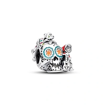 Abbildung von Pandora Bead x Pixar Coco Skull 792817C01 Silber