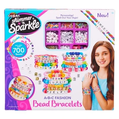 Abbildung von SHIMMER N SPARKLE ABC FASHION BEAD BRACELETS
