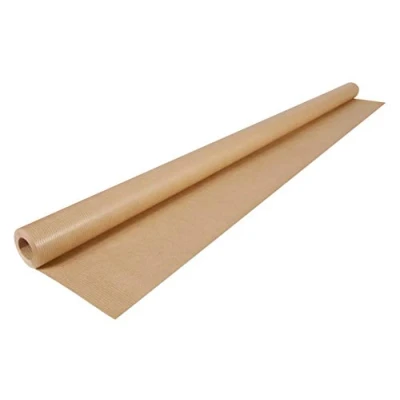 Abbildung von Clairefontaine 195771C Rolle Kraftpapier Vergé 60g, 10 x 0,70m, ideal zum Verpacken und für Ihre Geschenke, 1 Rolle, Braun