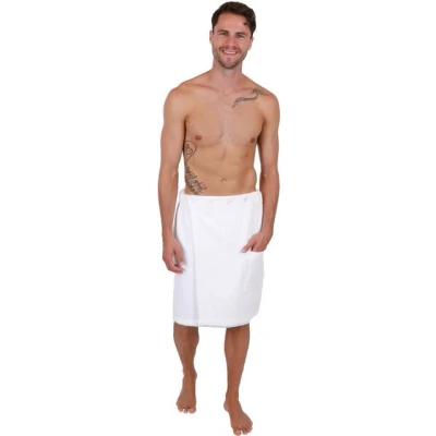 Abbildung von Betz Kilt Frottee Saunakilt BERLIN mit Knöpfen für Herren 420 g/m²