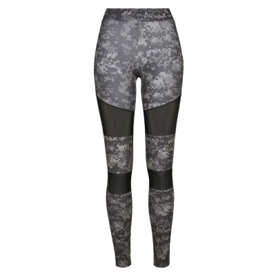 Abbildung von Urban Classics TECH Leggings Hosen, Damen, Größe: Small, Dark digital camo