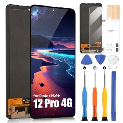 Abbildung von für Xiaomi Redmi Note 12 Pro 4G LCD Bildschirm Ersatz 2209116AG Touch Screen Display Digitalisierer Full Assembly mit Reparatur Set