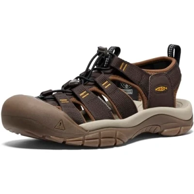 Abbildung von KEEN Herren Newport H2 Closed Toe Water Sandalen, Java/Goldgelb, 43 EU