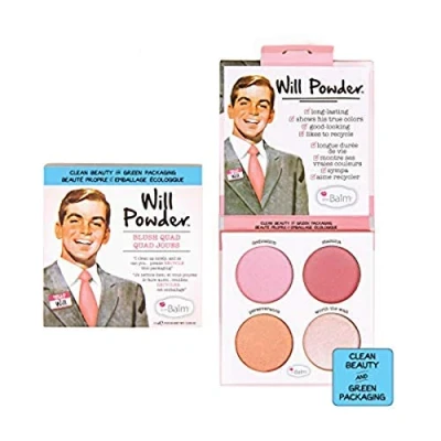 Abbildung von the Balm WILL Powder QUAD Makeuppalette, Damen, Größe: 10 g, Multi