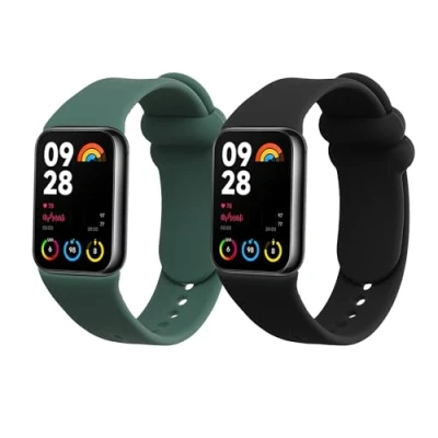 Abbildung von kwmobile Uhrenarmband 2x Sportarmband für Xiaomi Mi Band 8 Pro, Armband TPU Silikon Set Fitnesstracker