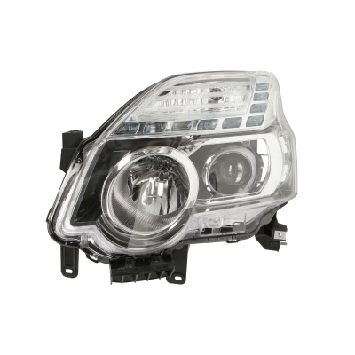 Abbildung von ABAKUS 215 11F1L LDEM7 Scheinwerfer links H1, H11, WY21W schwarz ohne Lampenträger, Glühlampe P14.5s, PGJ19 2 NISSAN: X Trail