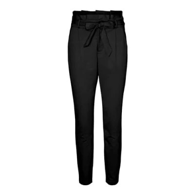 Abbildung von VERO MODA Damen VMLUCCAEVA HR Paperbag Pant GA NOOS Hose, Black, M/32