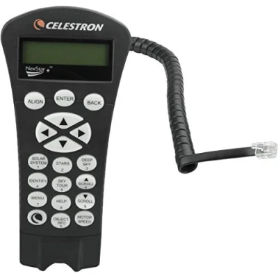 Abbildung von Celestron 93982 NexStar+ Handsteuerung, kompatibel mit Allen äquatorial montierten (EQ) NexStar Teleskopen, schwarz